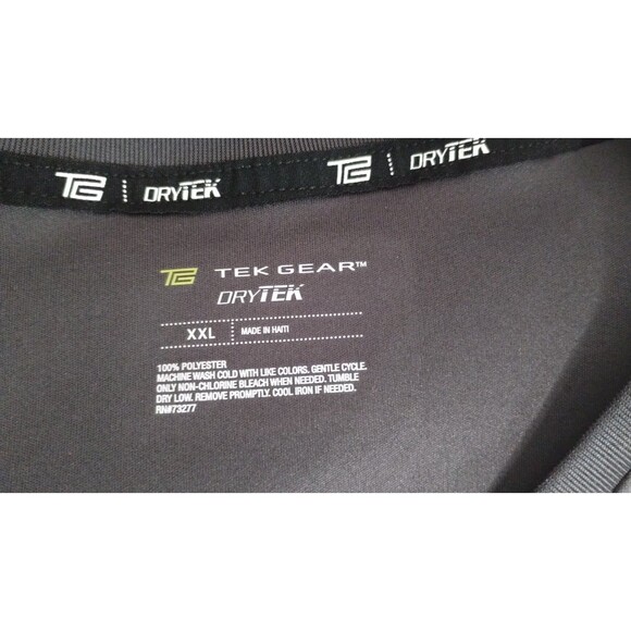 Tek Gear DryTek Men’s Grey Long Sleeve Performance T-Shirt XXL - Picture 6 of 6